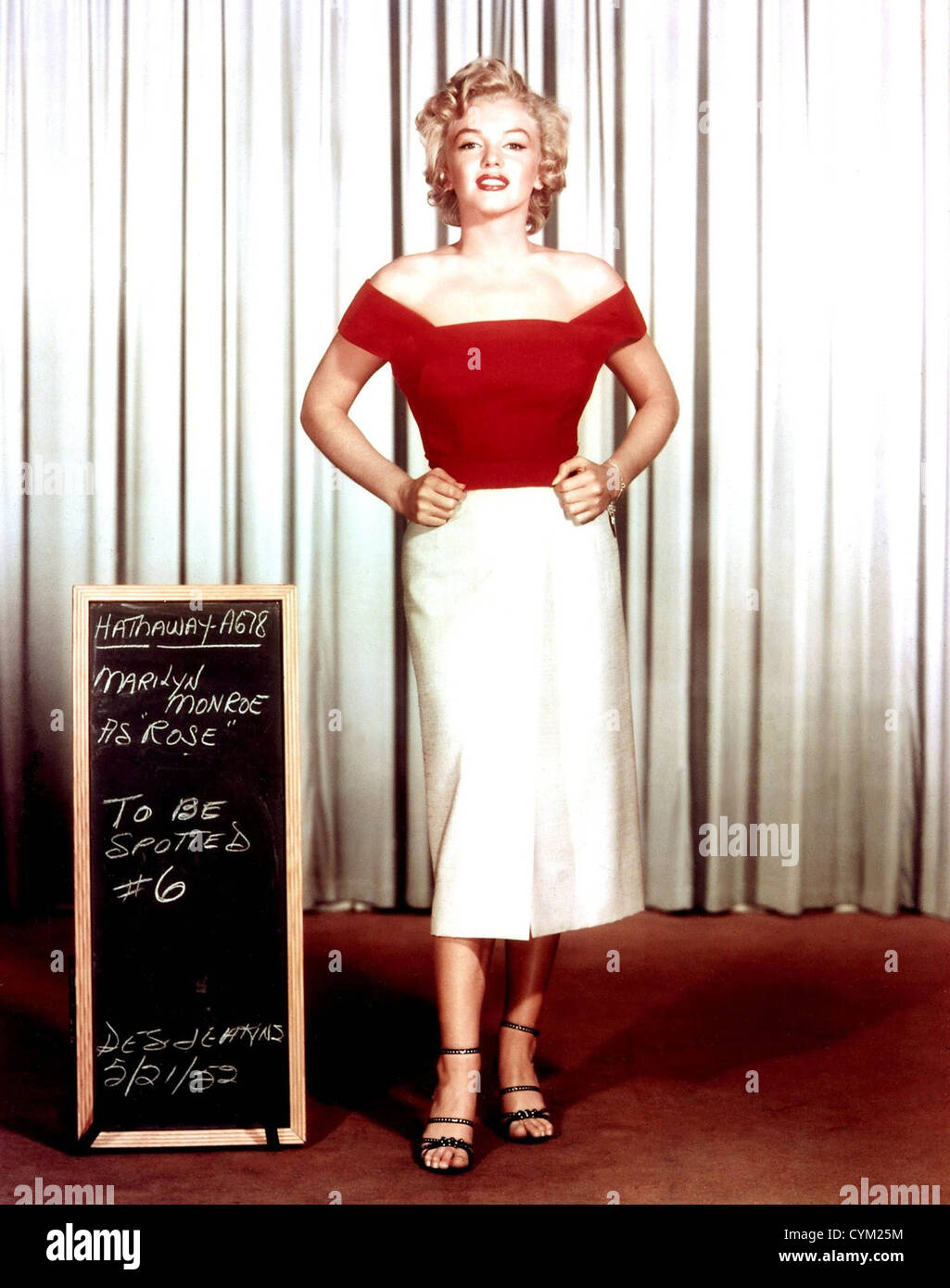 Marilyn Monroe Niagara 1953 Director: Henry Hathaway Stock Photo