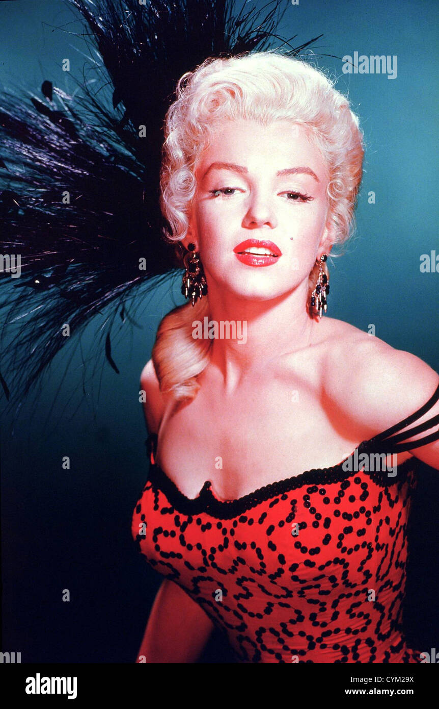 Marilyn Monroe River of no Return 1954 Director: Otto Preminger Stock Photo