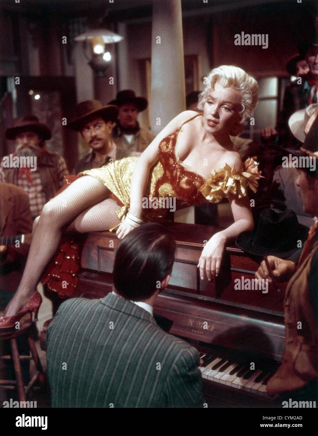 Marilyn Monroe River of no Return 1954 Director: Otto Preminger Stock Photo