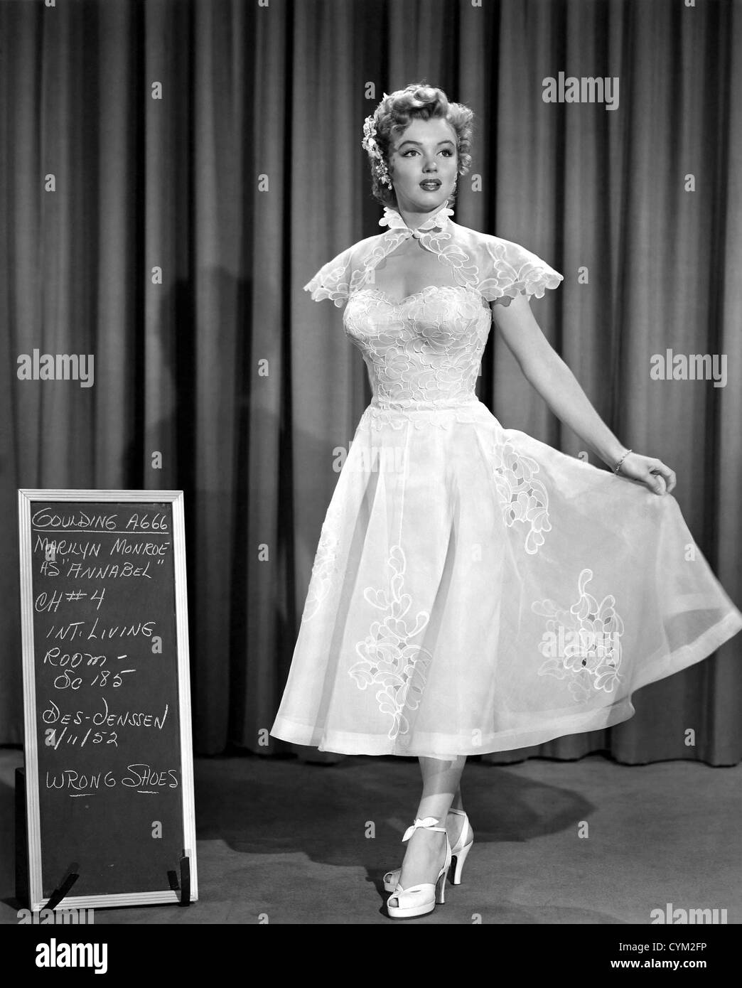 Marilyn Monroe 1952 We're Not Married! Director: Edmund Goulding Stock Photo
