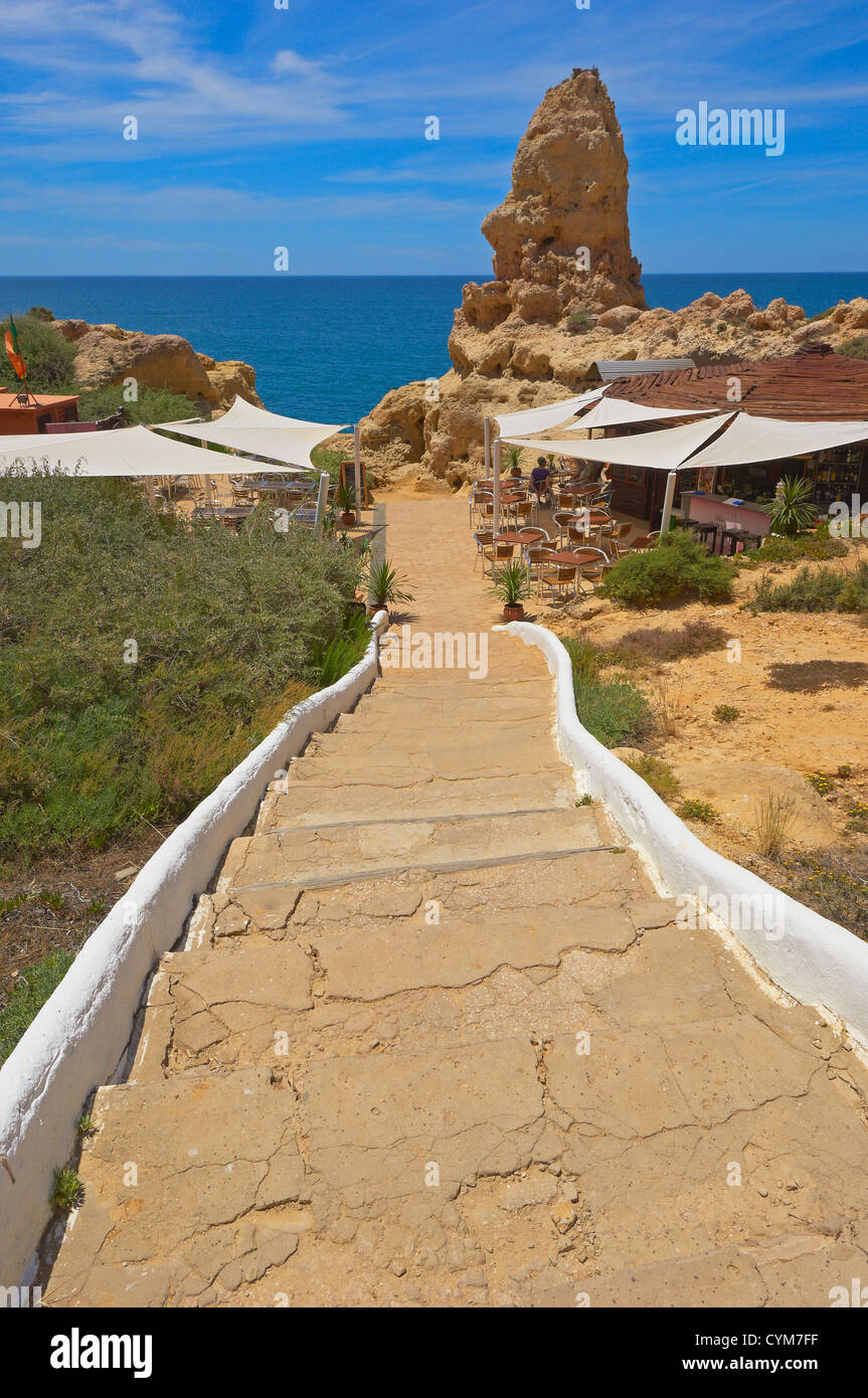 Algar Seco, Carvoeiro, Lagoa, Algarve, Portugal Stock Photo