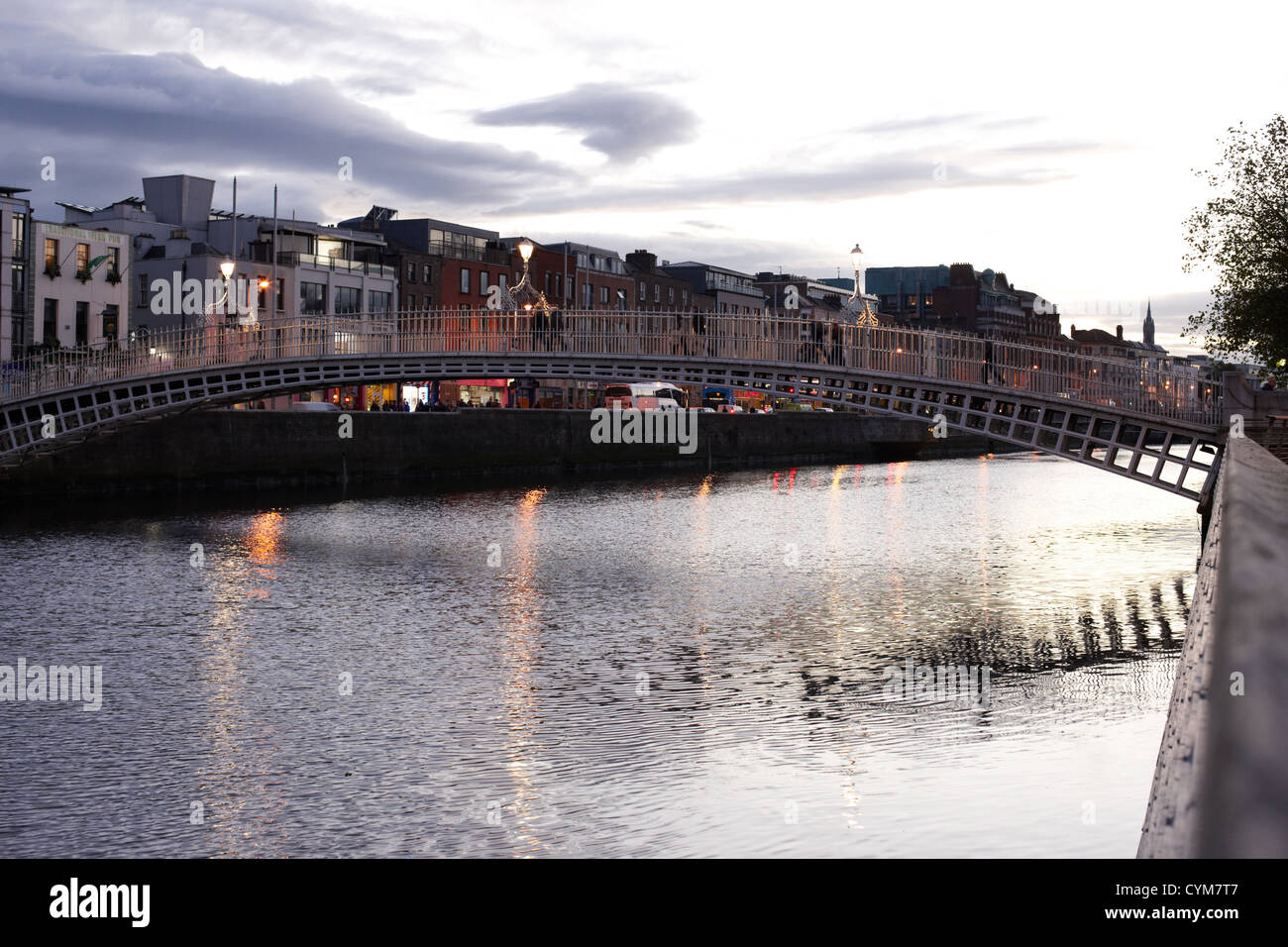 Hapenny bridge sunset hi-res stock photography and images - Alamy