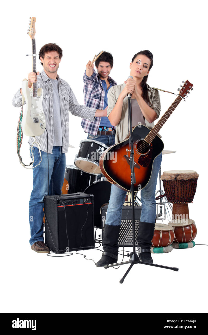 Group of musicians Stock Photo Alamy