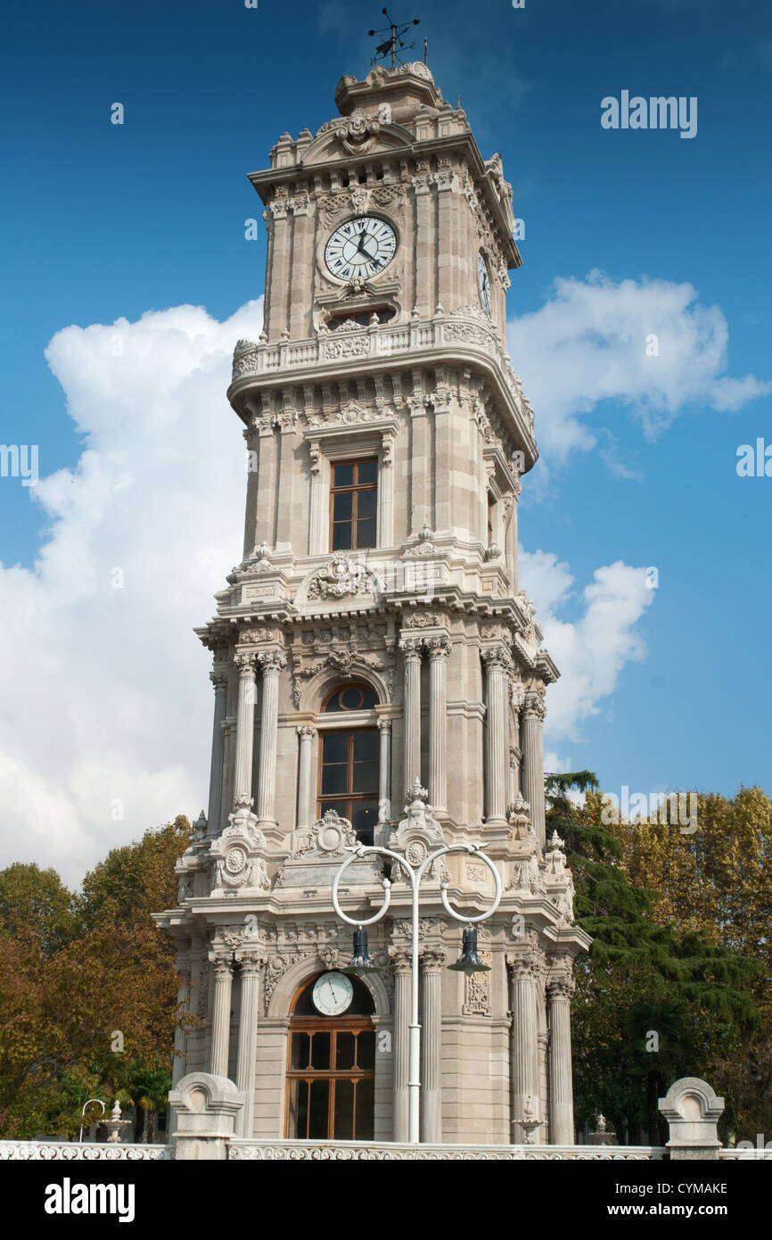 Dolmabahce clock hi-res stock photography and images - Alamy