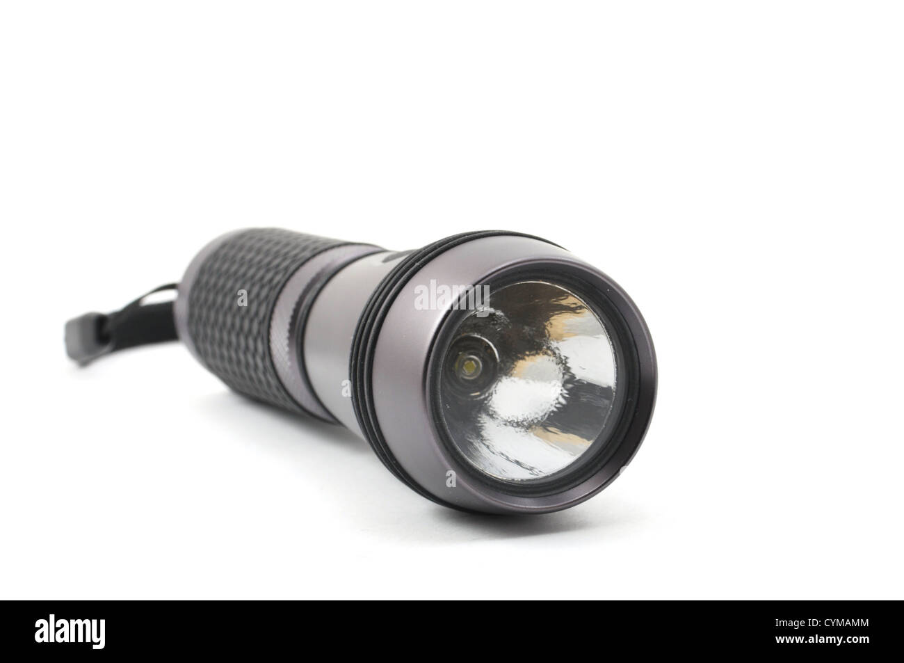 outdoor flashlight isolated on a white background Stock Photo - Alamy