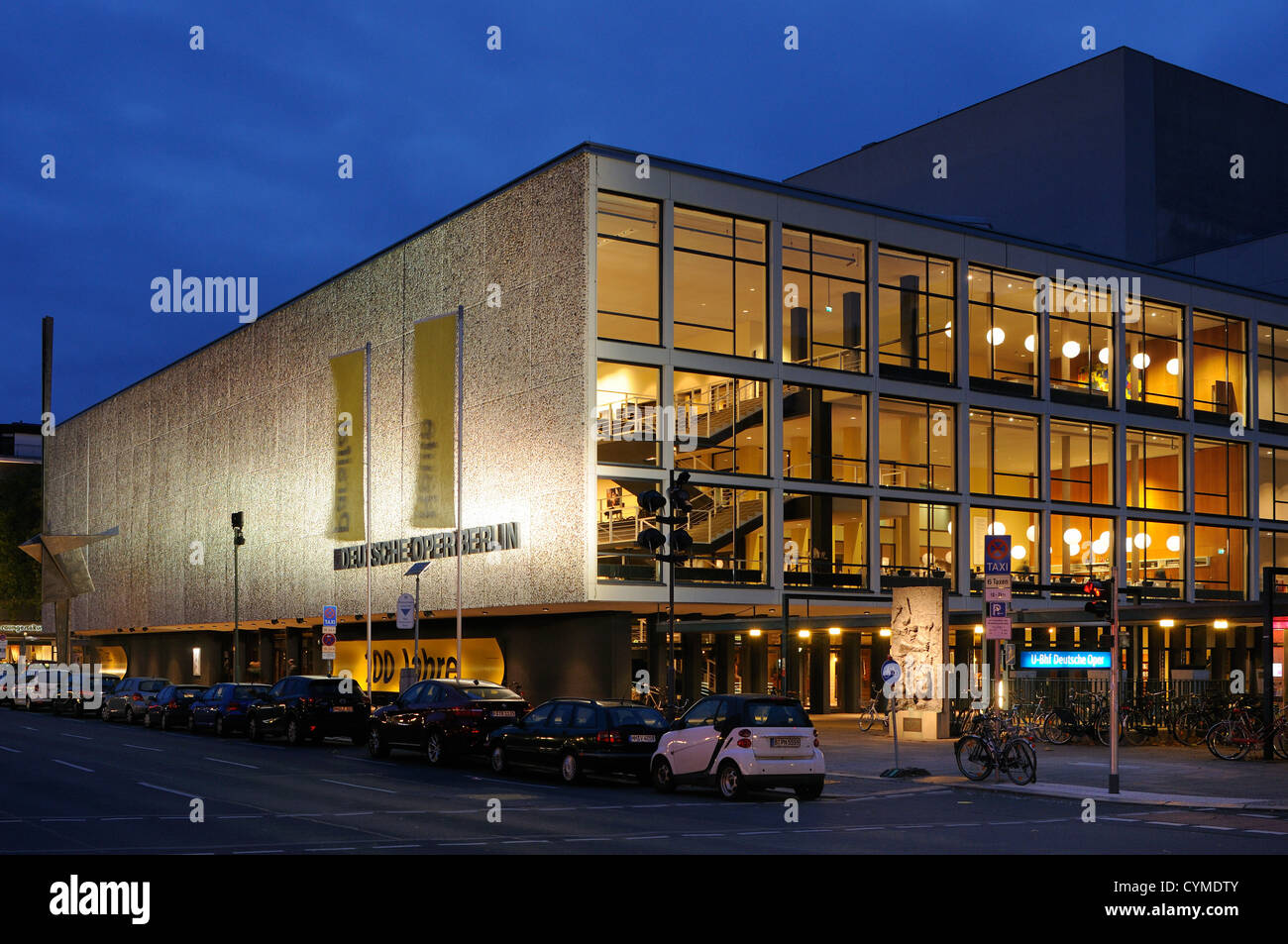 Deutsche Oper Berlin opera house, Bismarckstrasse, Berlin Charlottenburg, Germany, Europe Stock Photo