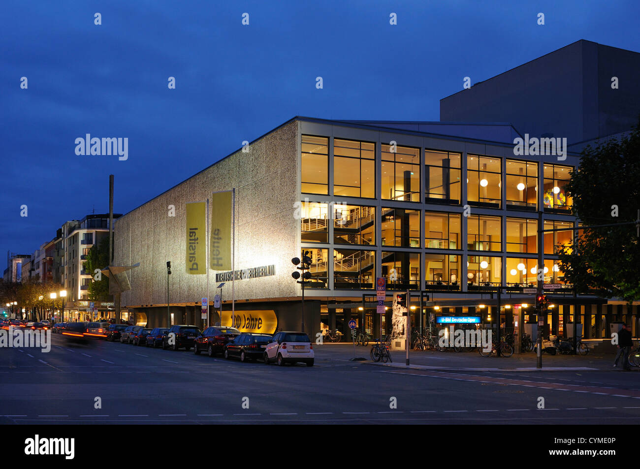 Deutsche Oper Berlin opera house, Bismarckstrasse, Berlin Charlottenburg, Germany, Europe Stock Photo
