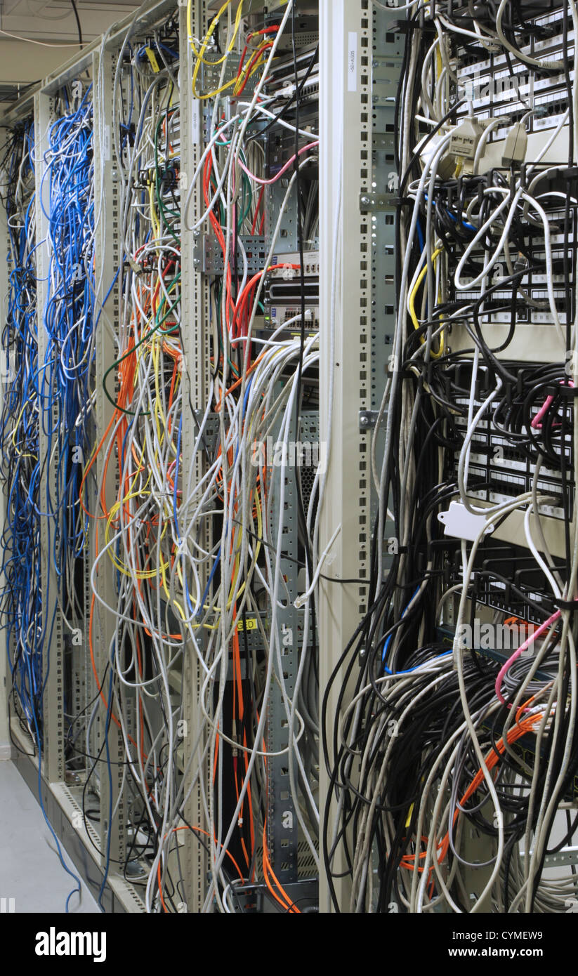 Server room mess hires stock photography and images Alamy