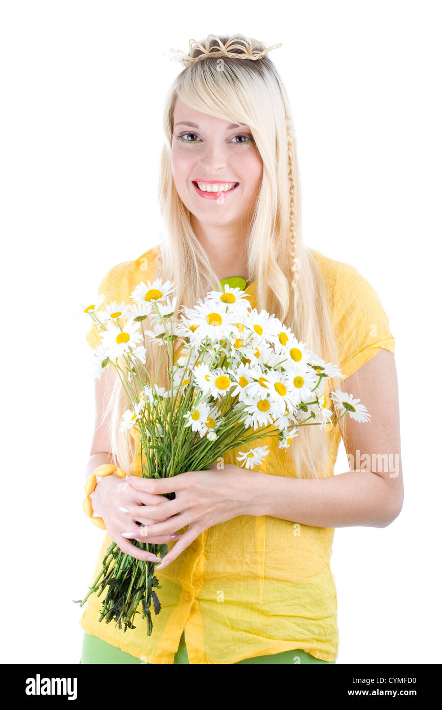 Isolated photo cute smiling girl hi-res stock photography and images ...