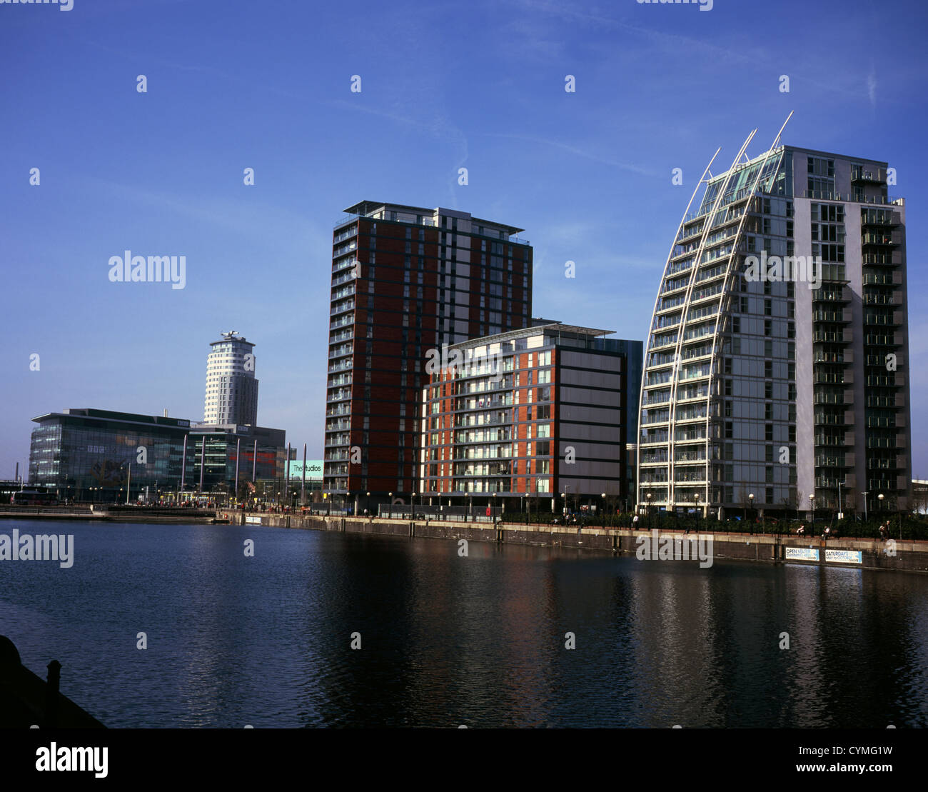 NV Buildings modern apartment blocks by Huron Basin Salford Quays