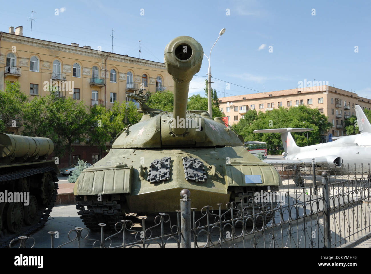 Heavy Russian tank IS-3 of times of the second world war. The basic opponent of German tigers. Stock Photo