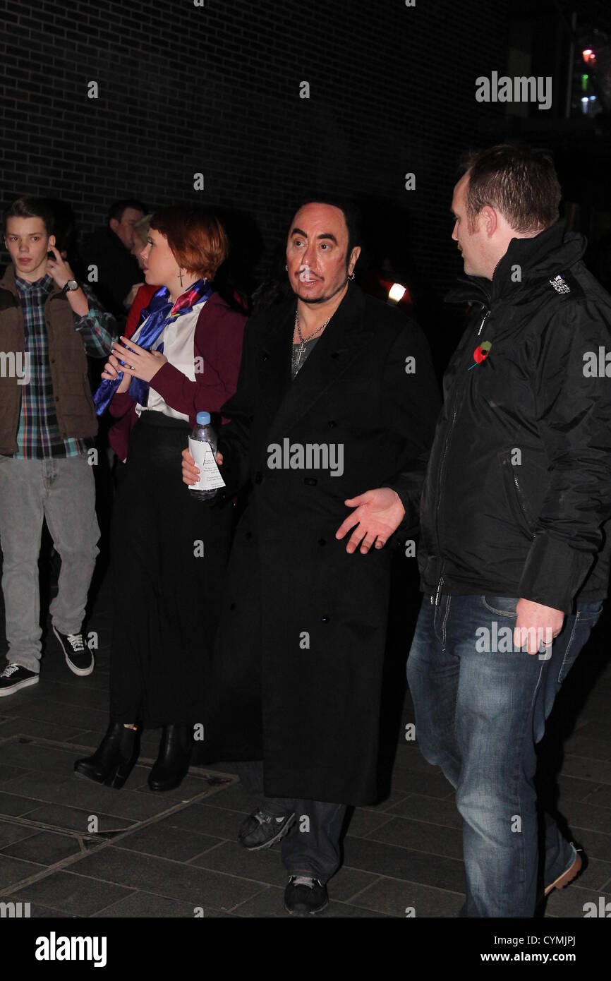 Local and national recognised celebrities attended the launch of Christmas at Liverpool ONE shopping centre in Liverpool, England on Wednesday, November 7, 2012. David Gest attended the event to promote the upcoming A Nightmare on Lime Street at the Royal Court Theatre. Stock Photo