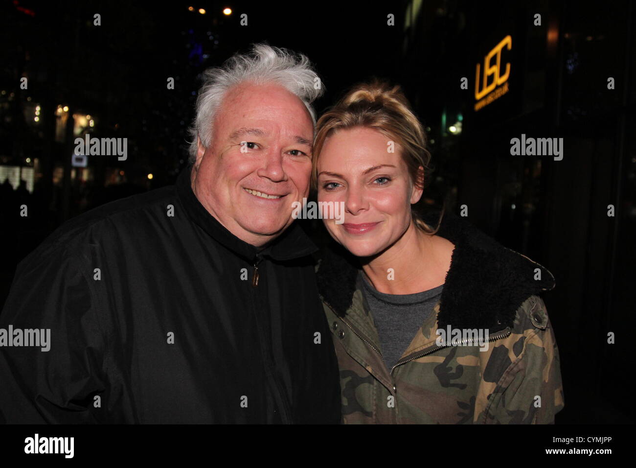 Local and national recognised celebrities attended the launch of Christmas at Liverpool ONE shopping centre in Liverpool, England on Wednesday, November 7, 2012. Samantha Womack (née Janis). Stock Photo