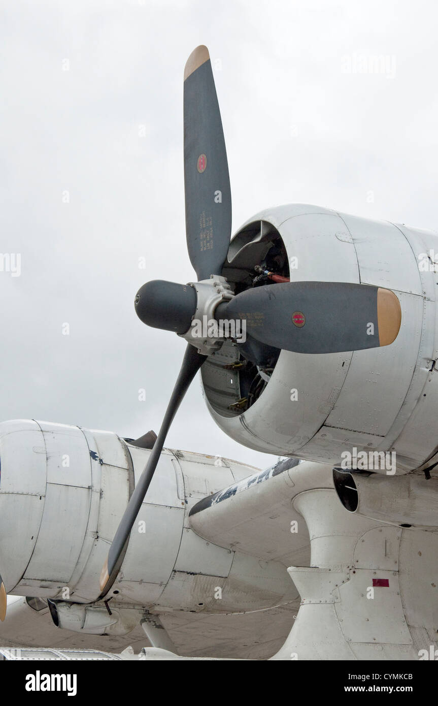 Catalina Flying Boat and Propellers Stock Photo