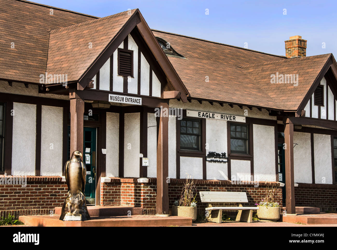 The Eagle River Depot Museum in the Northwoods town of Eagle River