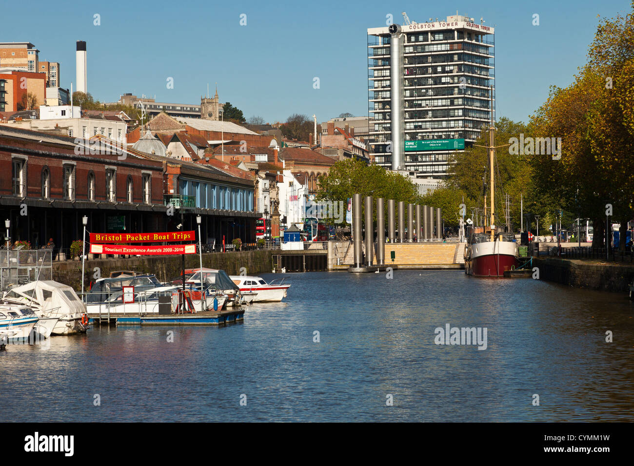 Colston Tower Colston Towers from the old city docks, having been renovated into ...