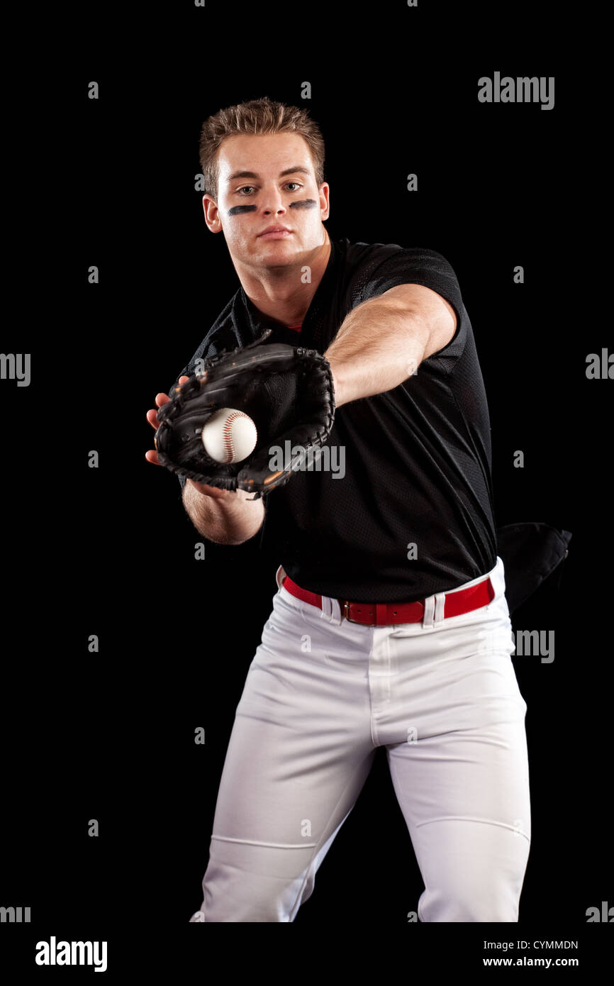 Photo of Baseball Player Wearing Eyeblack Stock Photo - Alamy