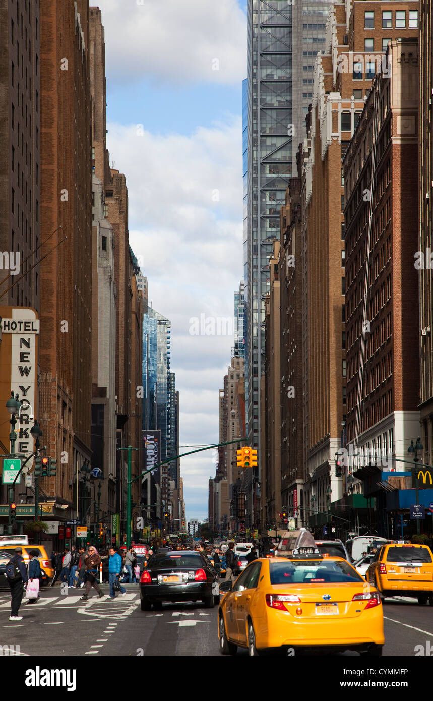 Manhattan's 8th Avenue, New York Stock Photo Alamy