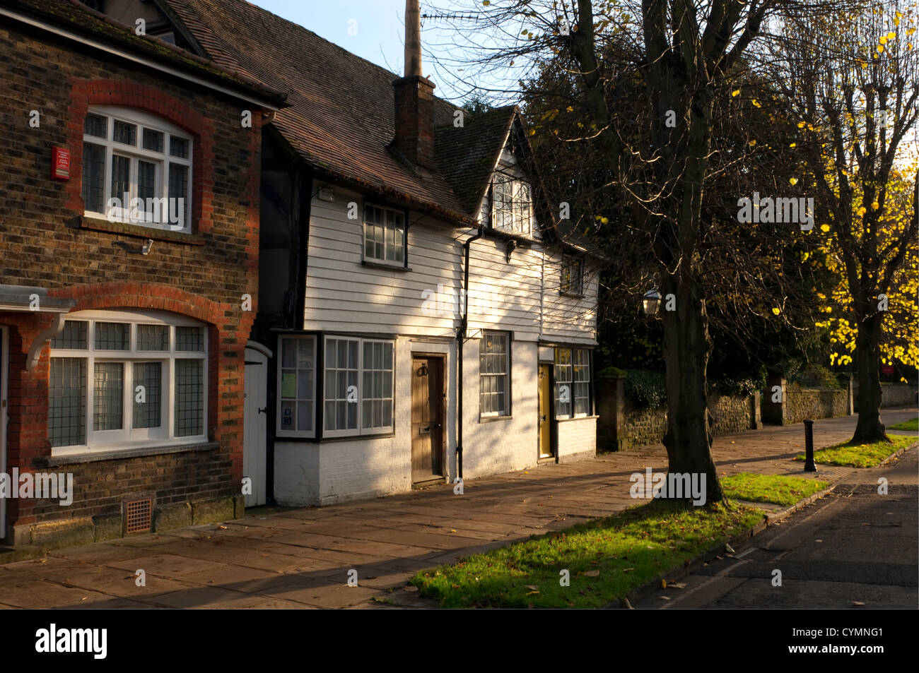 Houses on The Causeway, Horsham, West Sussex, UK Stock Photo Alamy