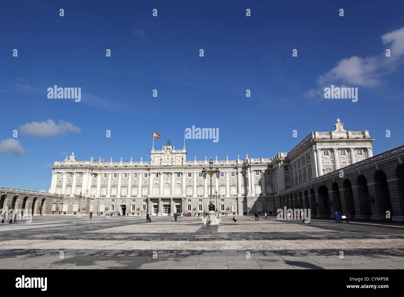 The Palacio Real de Madrid, Royal Palace Madrid, Spain. Exterior Stock Photo