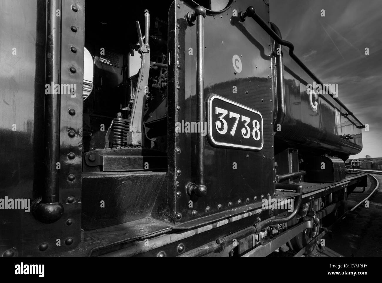 Monochrome steam train hires stock photography and images Alamy