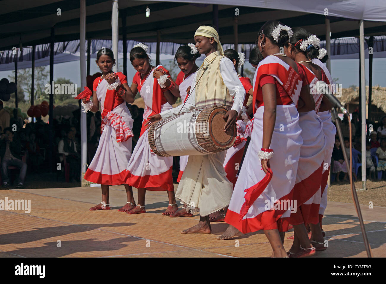 Tea tribes Performing Traditional Jumur Dance at Namdapha Eco Cultural