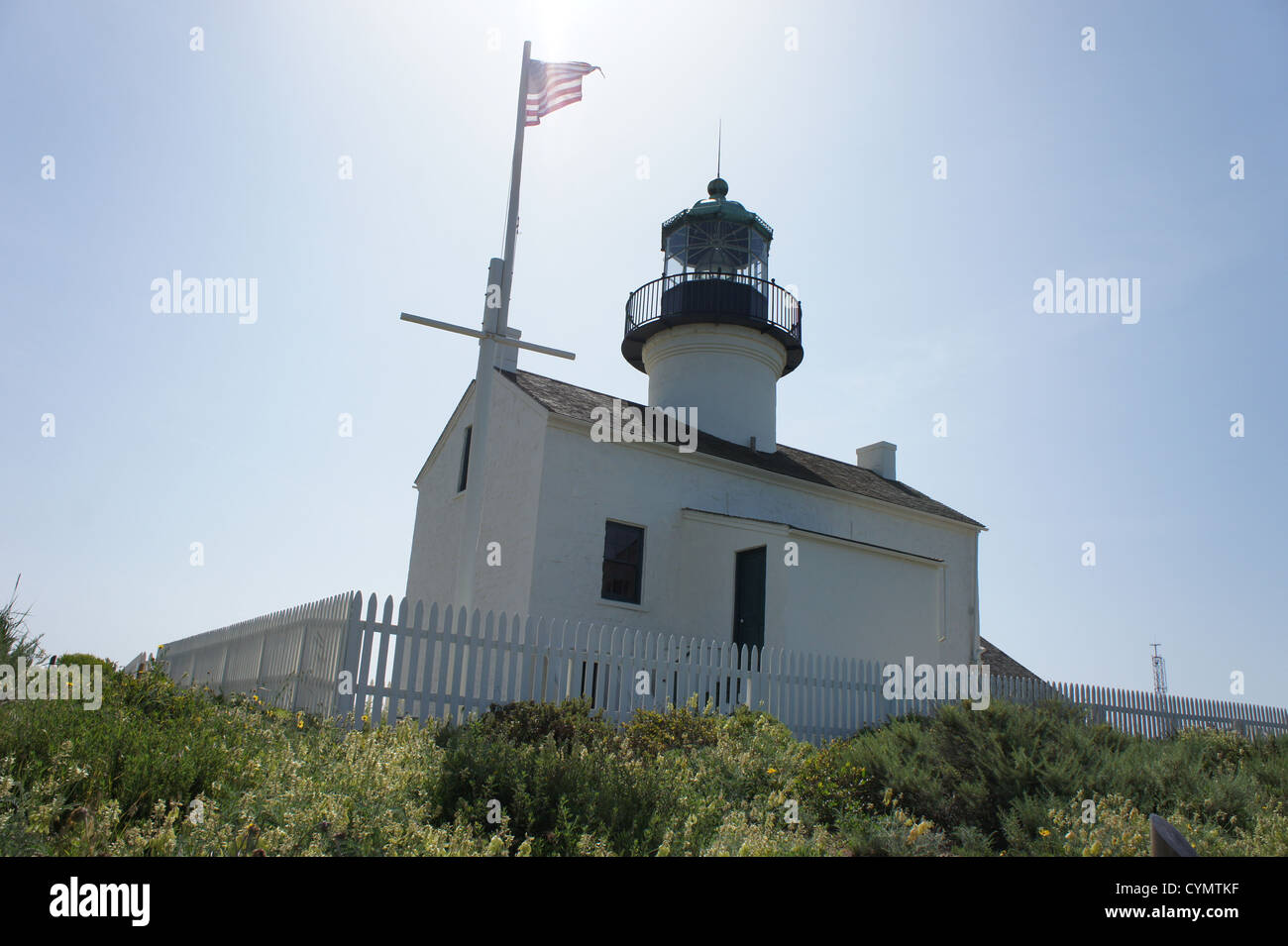 Old Point Loma Lighthouse in San Diego Stock Photo Alamy