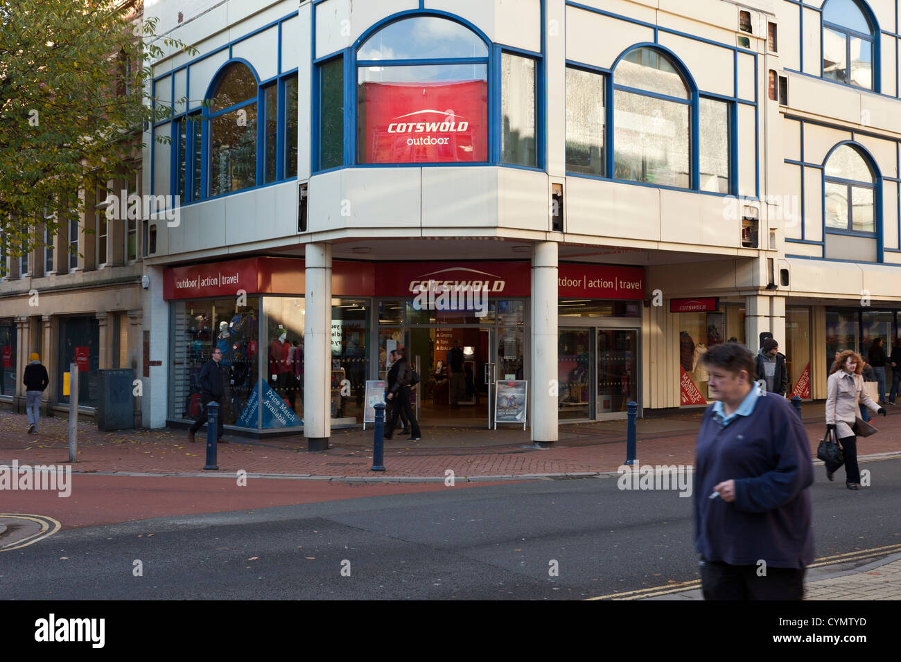 Cotswold outdoor action travel clothing store, Broadmead Bristol England UK. Stock Photo