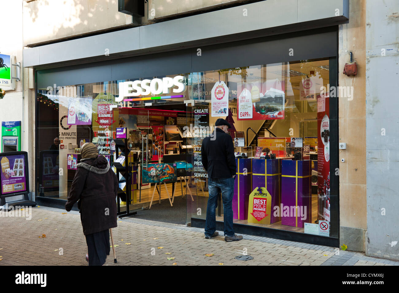 Jessops photographic retailer shop outlet premises in Bristol city center location. Stock Photo