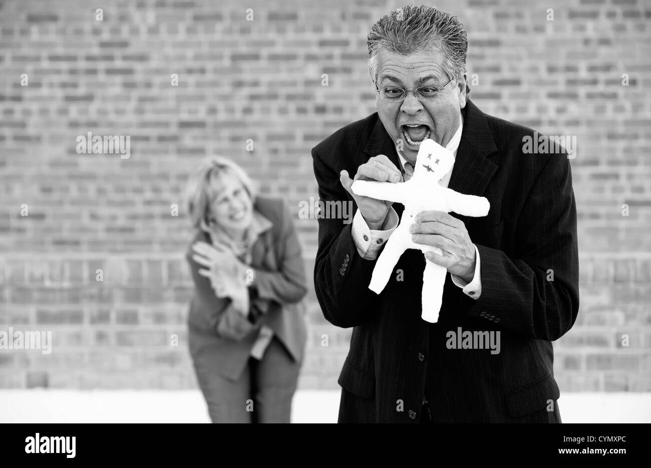 Arrogant boss Black and White Stock Photos & Images - Alamy