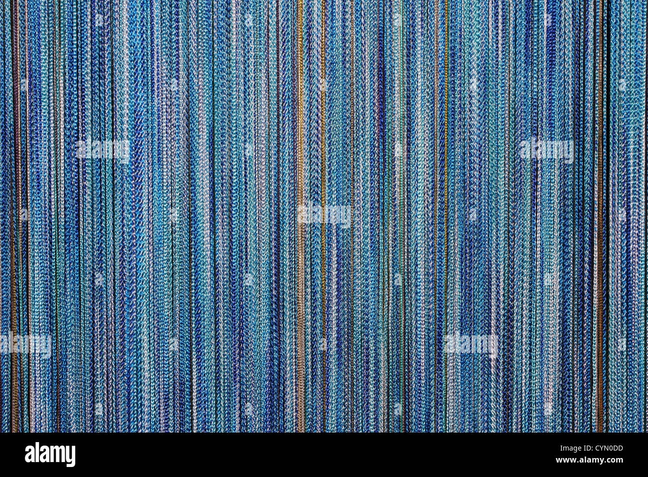 trendy blue background made of differently blue colored strings Stock Photo