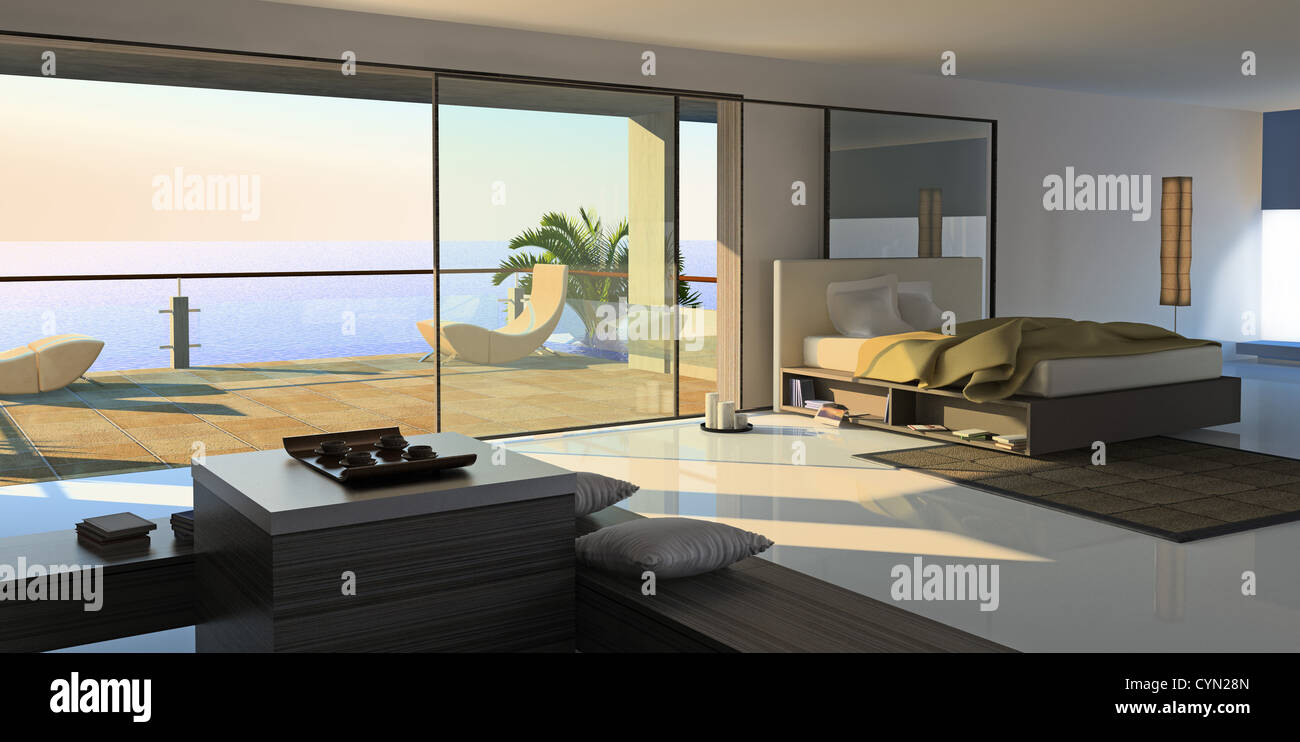 Modern interior design open hi-res stock photography and images - Alamy