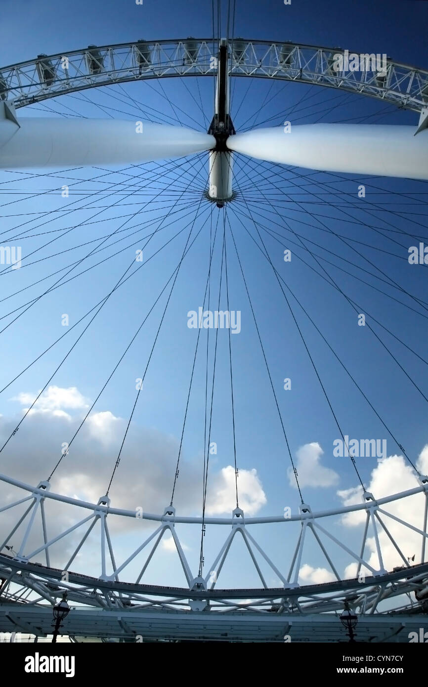 very big metal noria in london Stock Photo Alamy