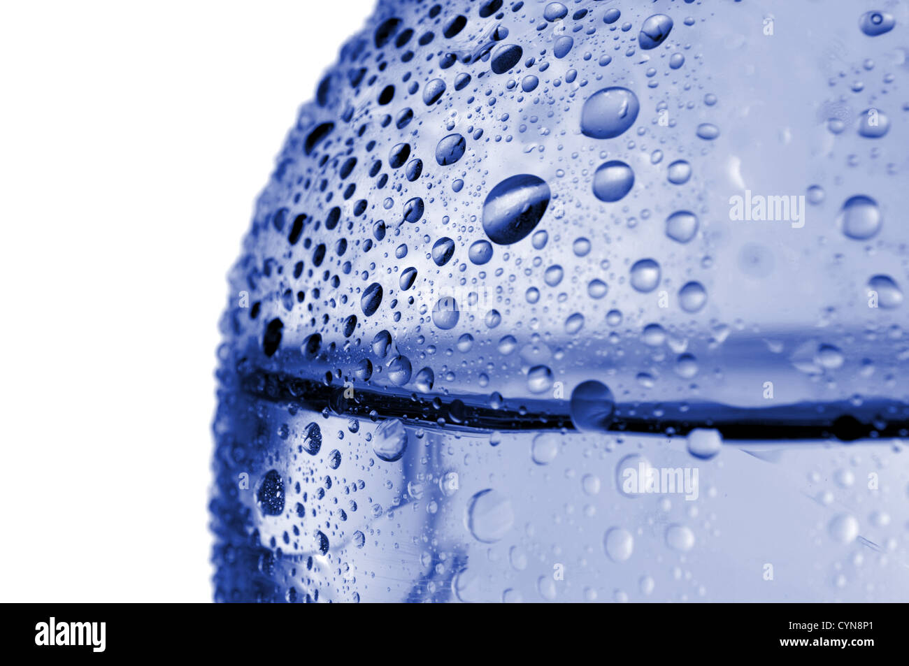 bottle of fresh cool water with drops Stock Photo Alamy