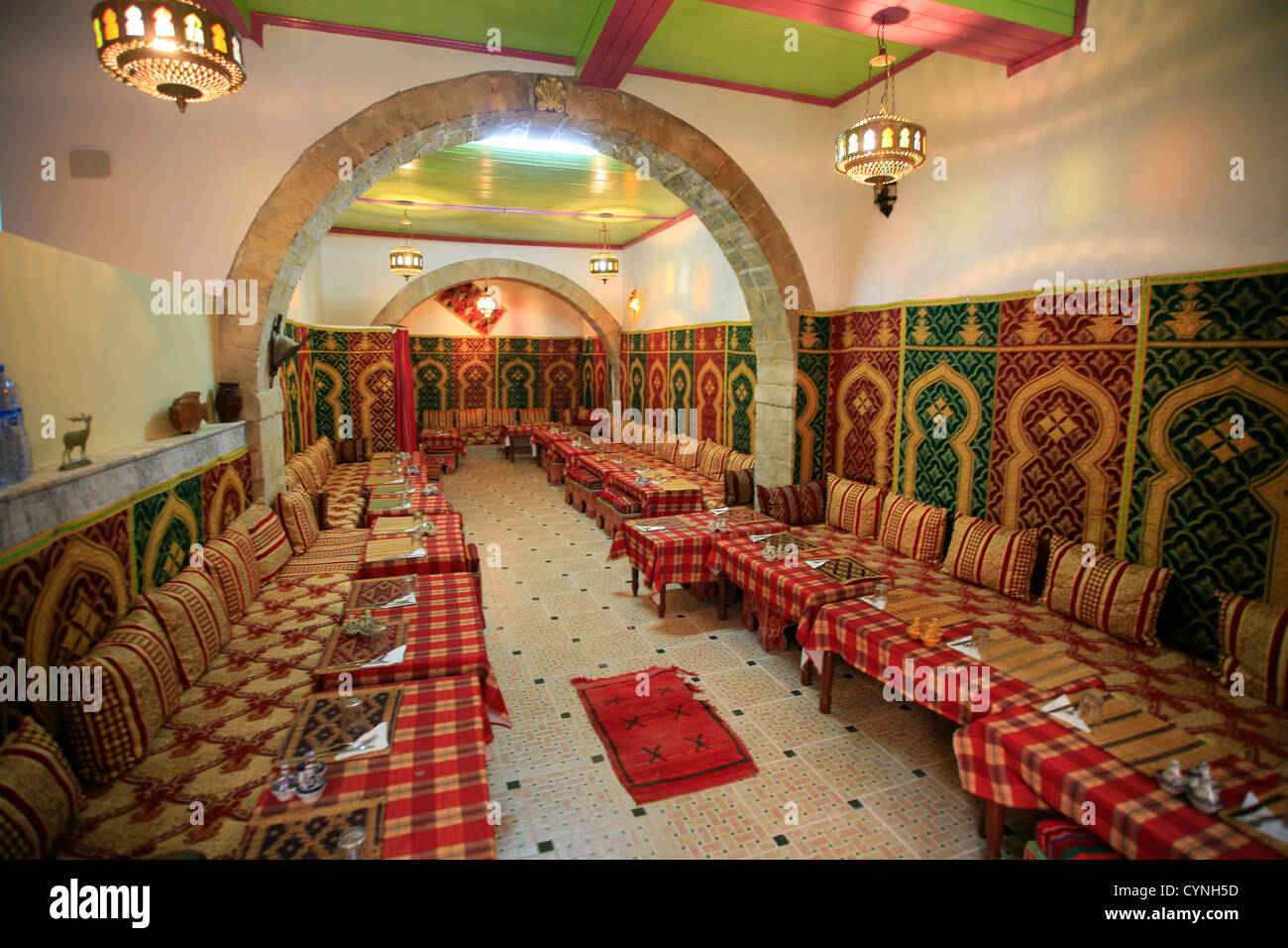 Coffee shop Morocco Stock Photo Alamy