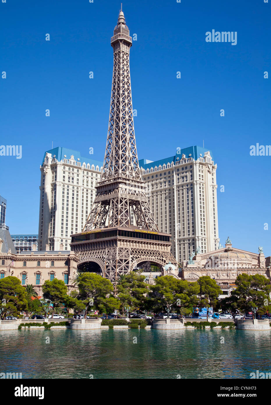 Replica Eiffel Tower - Las Vegas Stock Photo