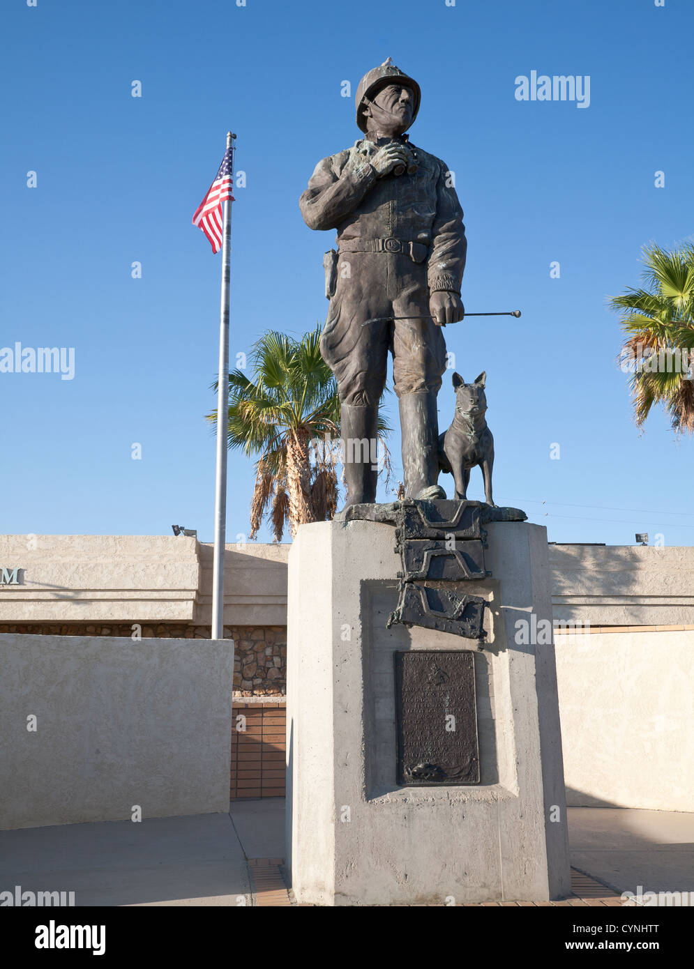 General Patton statue Stock Photo