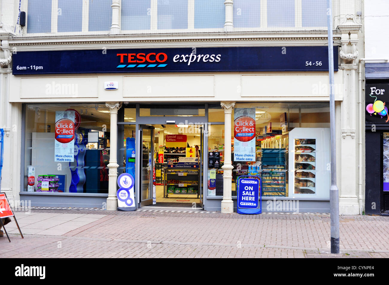 Tesco Express in Taunton, Somerset. Stock Photo