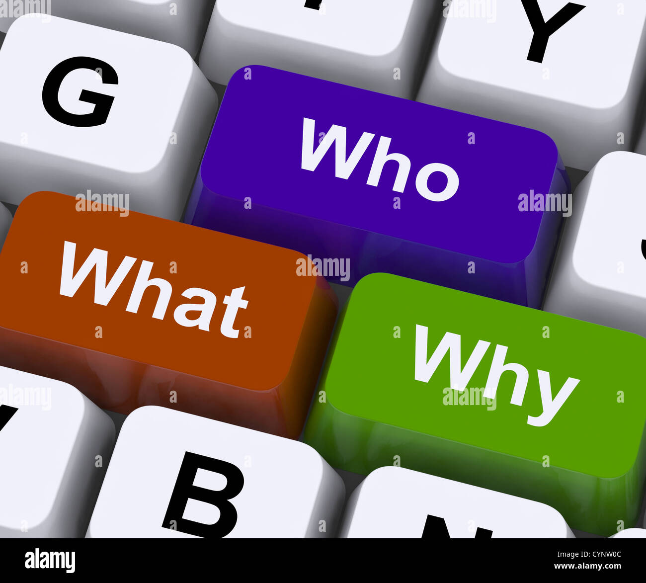 Why who brainstorming decision hi-res stock photography and images - Alamy