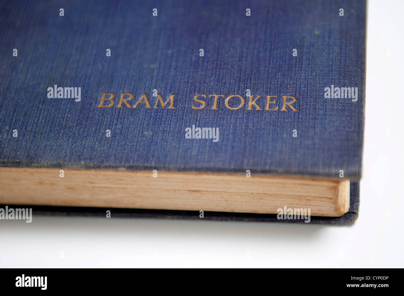 Bram Stoker books - UK - 8th November 2012 : The Lair of the White Worm book by the celebrated novelist Bram Stoker on what would have been his 165th birthday today. This rare book from 1911 was published by W.Foulsham and Co Ltd in the UK a year before his death. Stock Photo