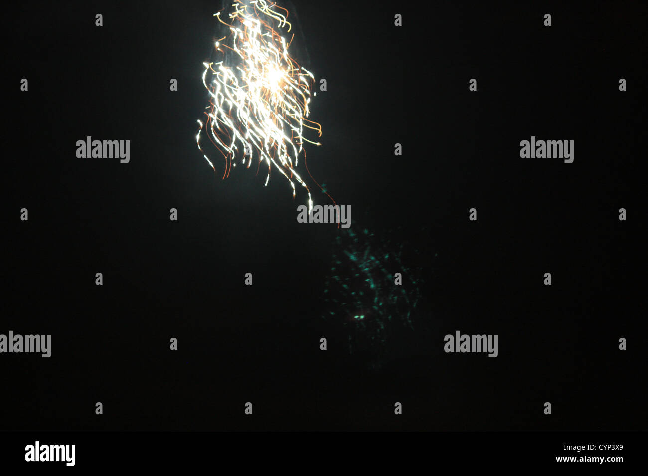Fireworks on Guy Fawkes Night Stock Photo - Alamy