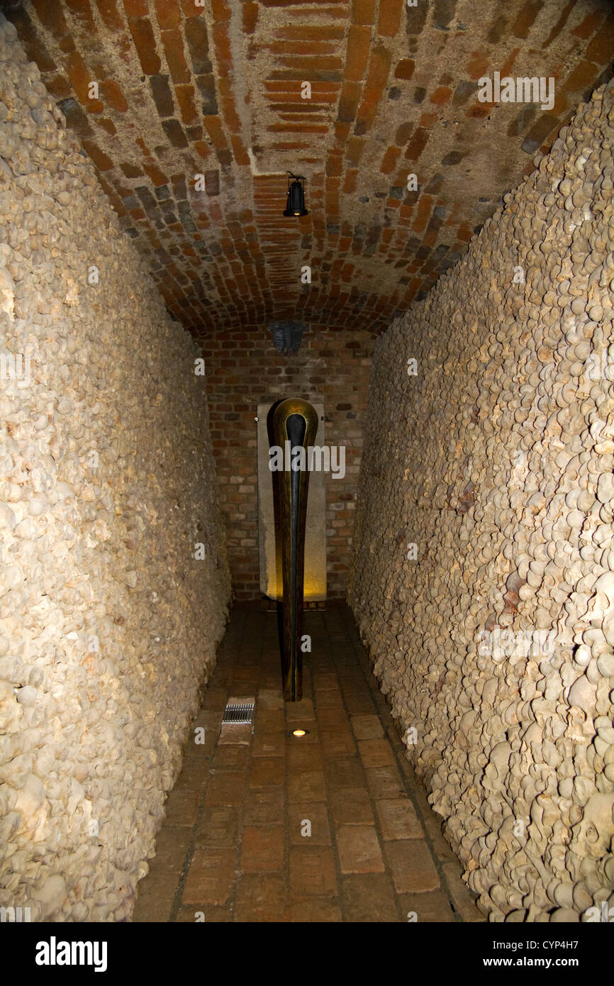 Brno ossuary, Moravia, Czech Republic Stock Photo