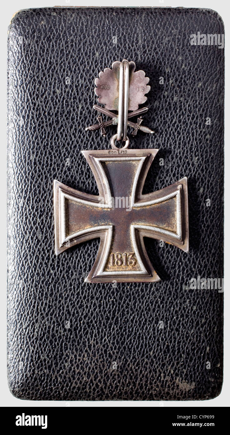 Iron Cross of 1939 - Knight's Cross with Oak Leaves and Swords ...