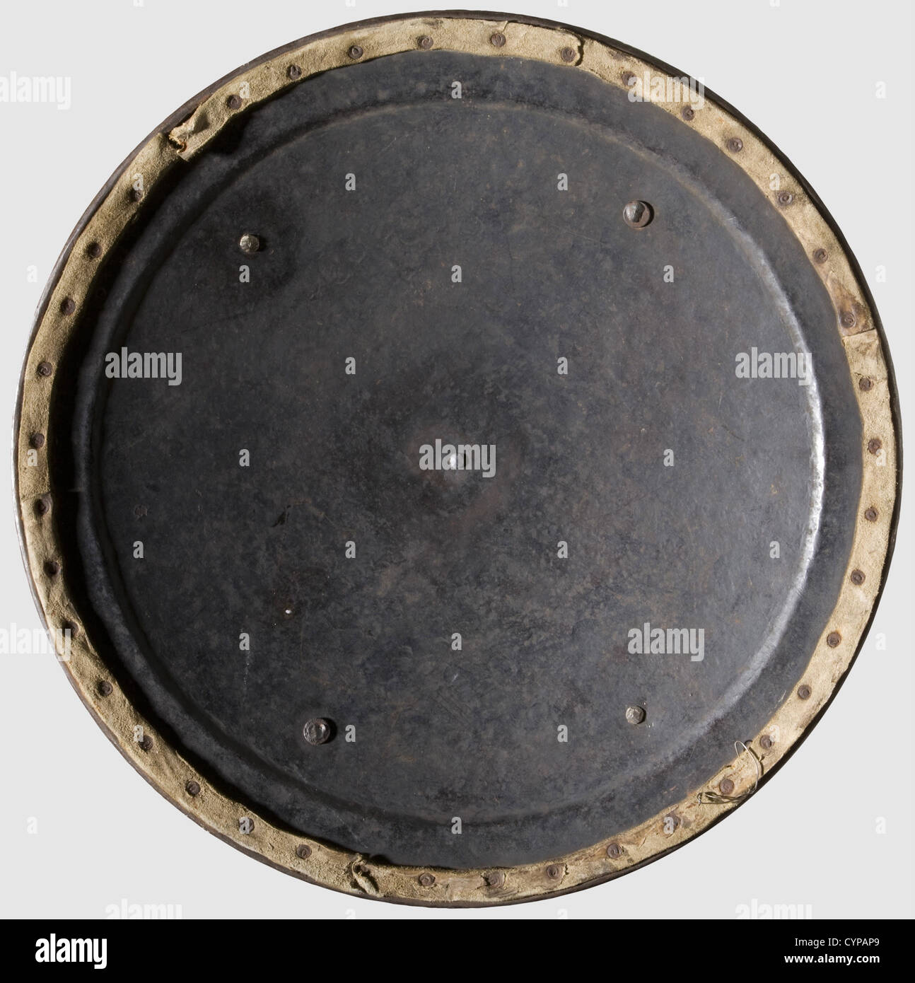 A German etched circular shield, circa 1580. Lightly domed shield Stock ...