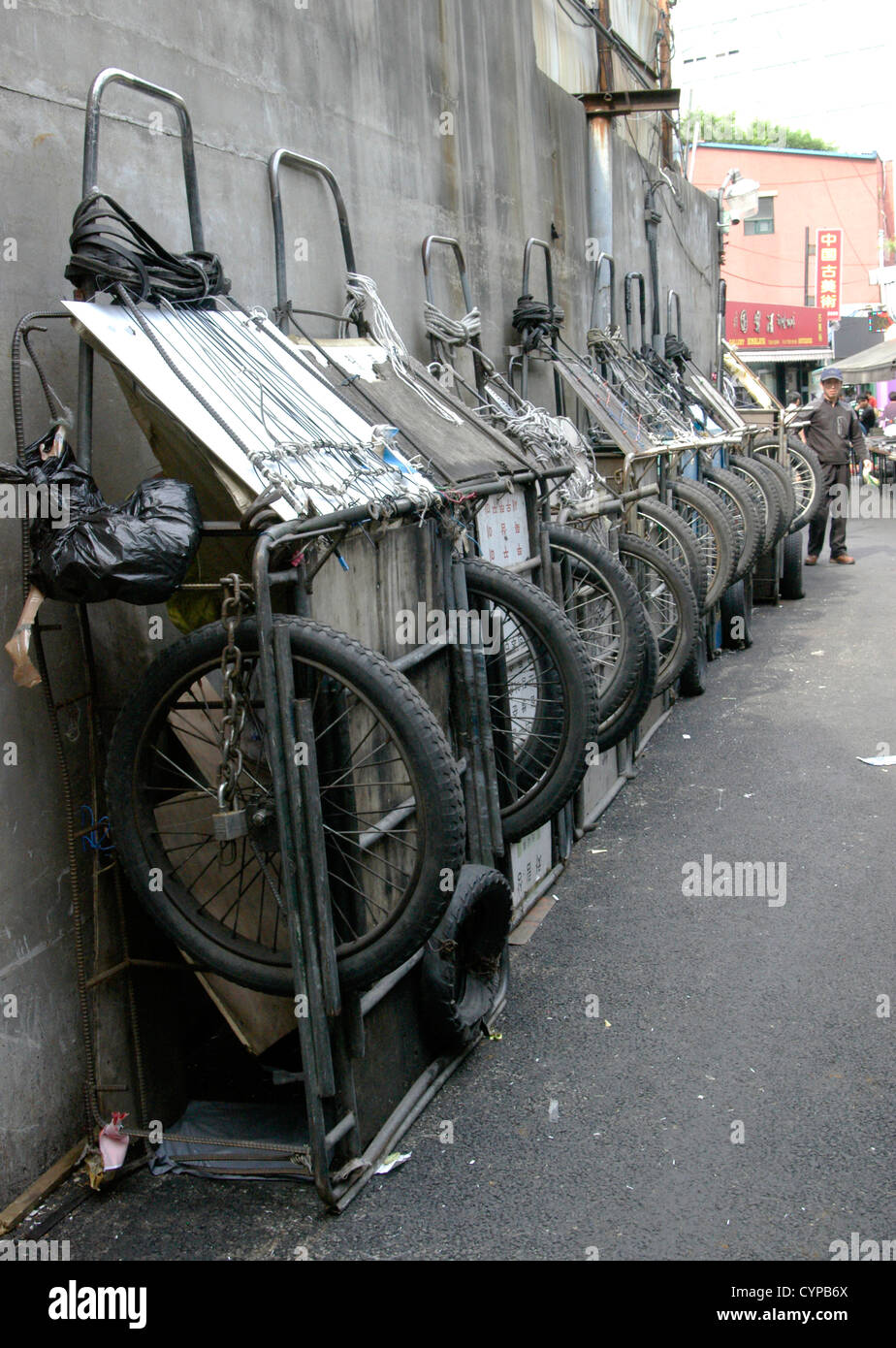 Hawker Carts in Seoul, South Korea Stock Photo