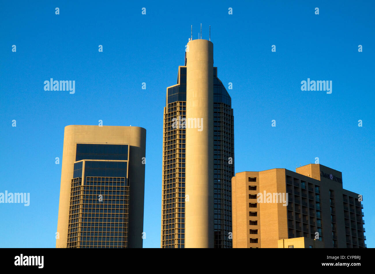 One Shoreline Plaza on the waterfront of Corpus Christi, Texas, USA. Stock Photo