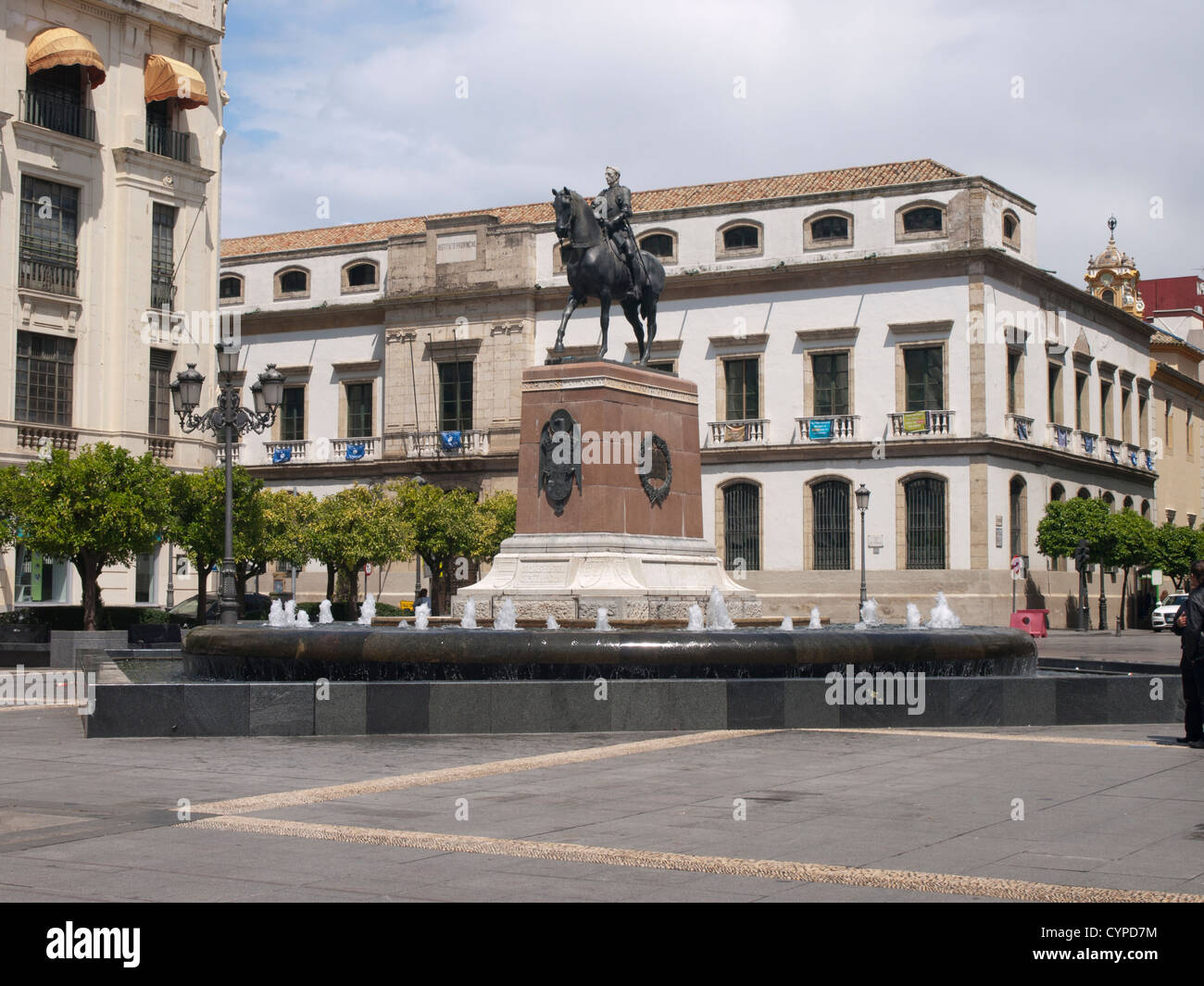 Plaza de las Tendillas in Cordoba Andalusia Spain with statue Gran ...