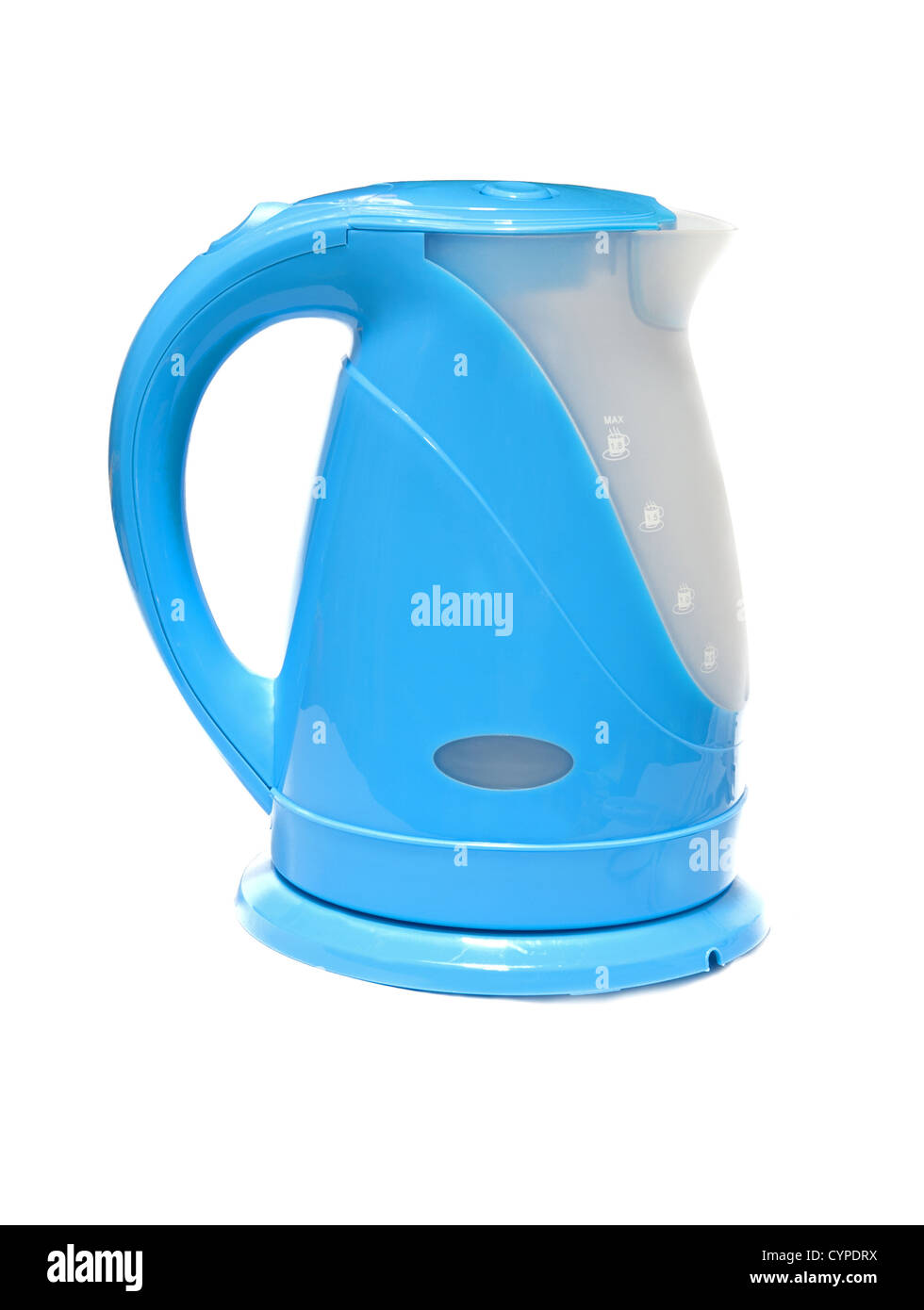 modern kettle, isolated with clipping path Stock Photo