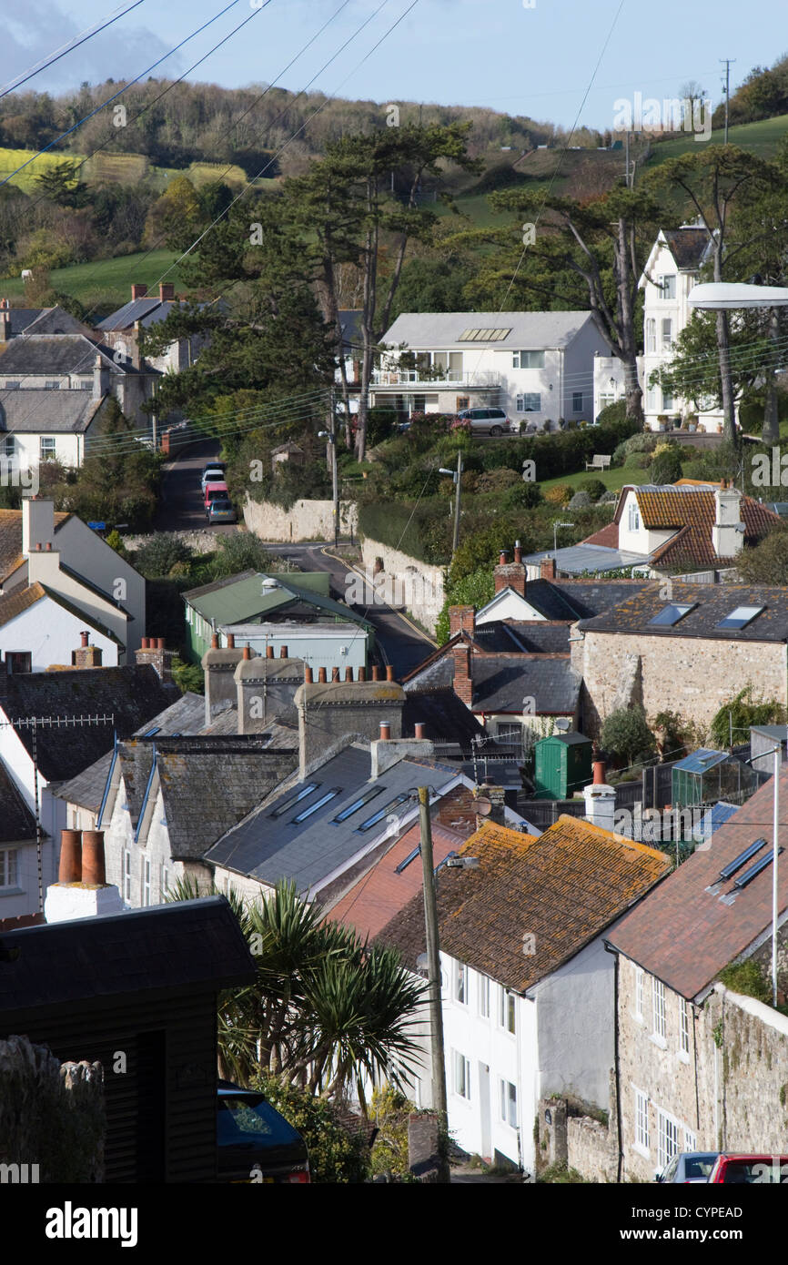 beer seaside village east devon england uk Stock Photo Alamy