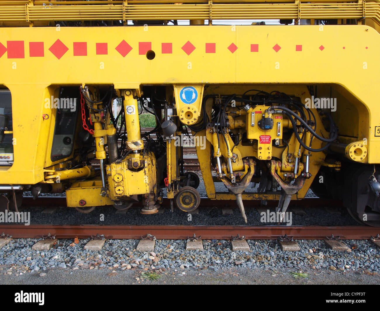 train repair track Strukton Rail 084754S Stock Photo Alamy